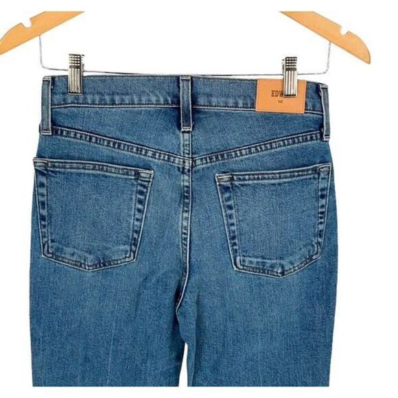 Edwin USA High Rise Ryder Bootcut Flare‎ Jeans Solstice Size 26 NWOT - Picture 7 of 12